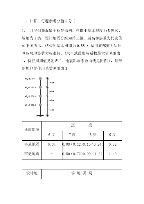 武汉理工大学第三学期建筑抗震设计