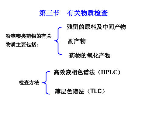 药物分析-吩噻嗪类抗精神病药物有关杂质的检查