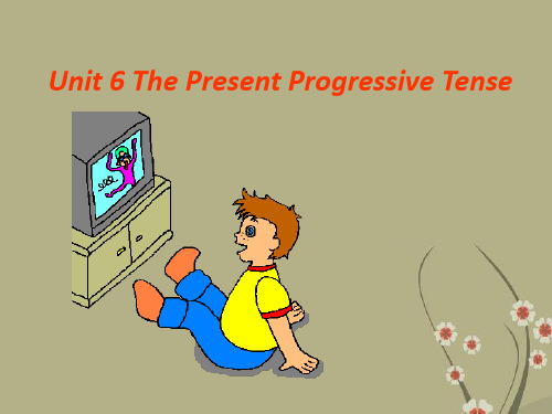 The Present Progressive Tense