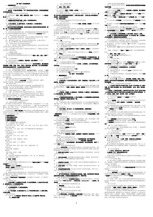 建筑装饰设计、景观设计专业基础知识试题