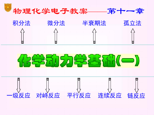 物理化学-傅献彩-第十一章-化学动力学基础1