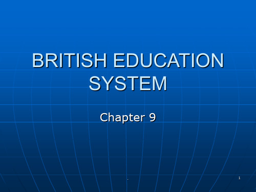 英国教育体系英文版PPT课件