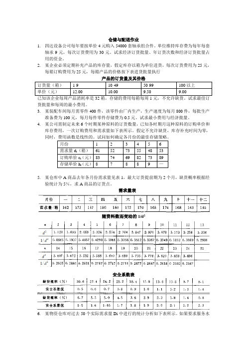 仓储与配送作业3