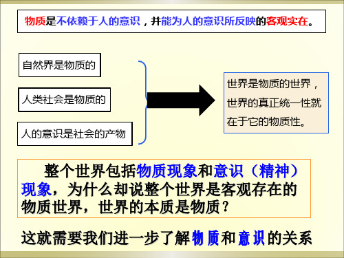 人教版高中政治必修四：意识的本质课件