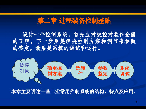 第二章 过程装备控制基础 过程装备控制技术及应用