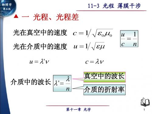 光程 薄膜干涉