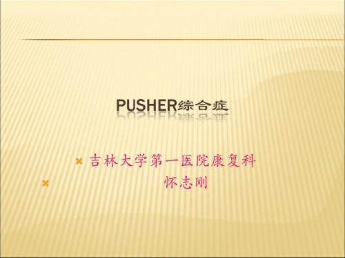 Pusher综合症10033