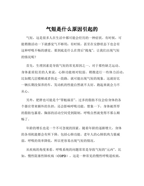 气短是什么原因引起的