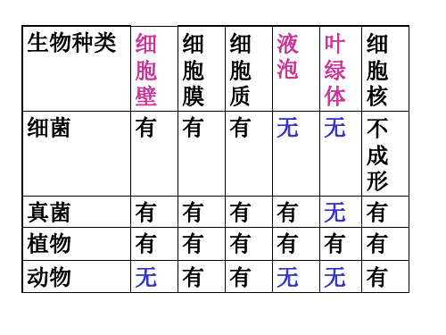 九年级科学生命科学复习(PPT)2-1