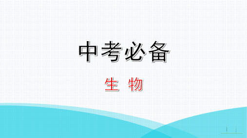 中考生物专题六 动物的运动和行为