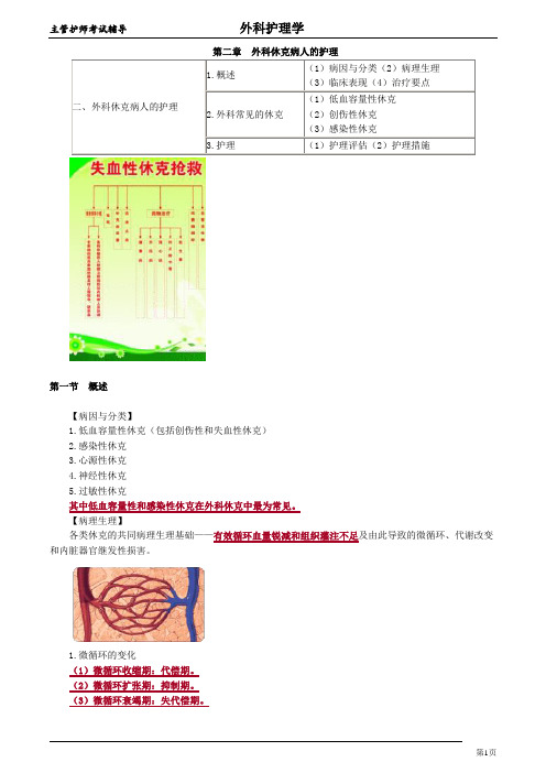 主管护师考试辅导外科护理学02