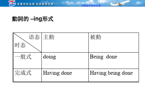 语法专题突破(九)  v.ingd形式