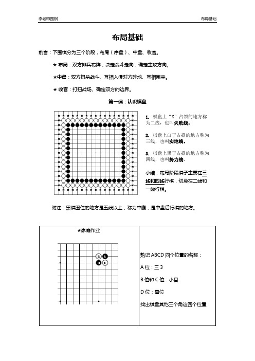 围棋布局