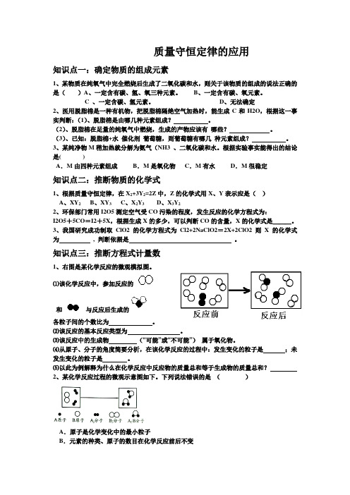 质量守恒定律