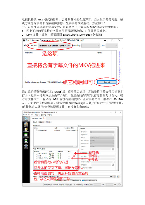 电视机播放MKV格式的影片终极教程