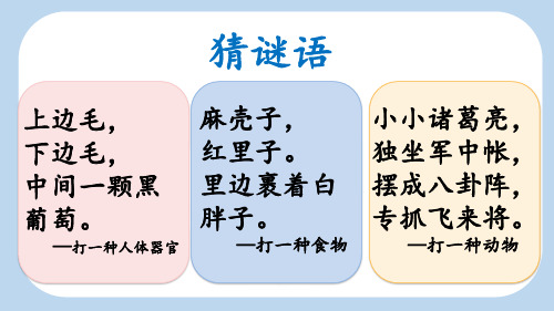 4猜字谜 课件(共27张PPT).ppt