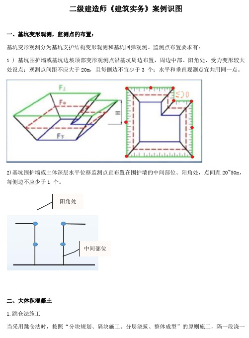 二级建造师《建筑实务》案例识图(一)