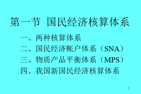 课件国民经济核算体系与社会经济统计第2章.ppt