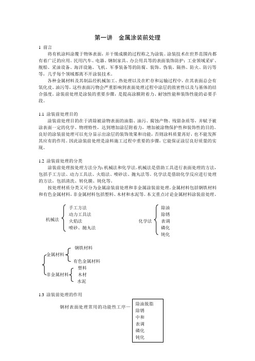 金属涂装前处理