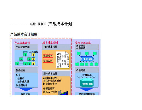 SAPFICO产品成本计划