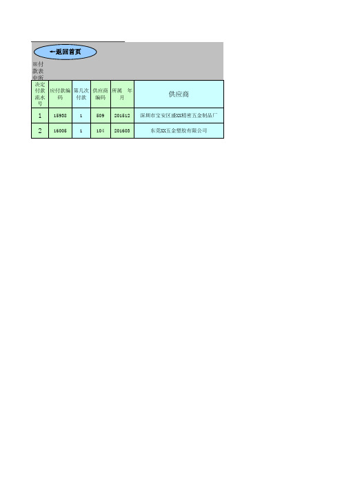 【excel表格通用模板】应付款、待付款、欠付款综合管理升级版