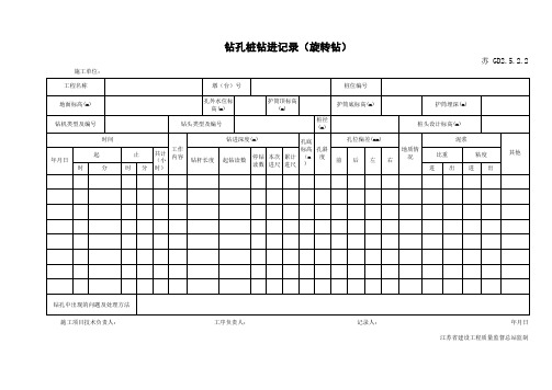 江苏省建设工程质监0190910六版表格文件GD2.5.2.2