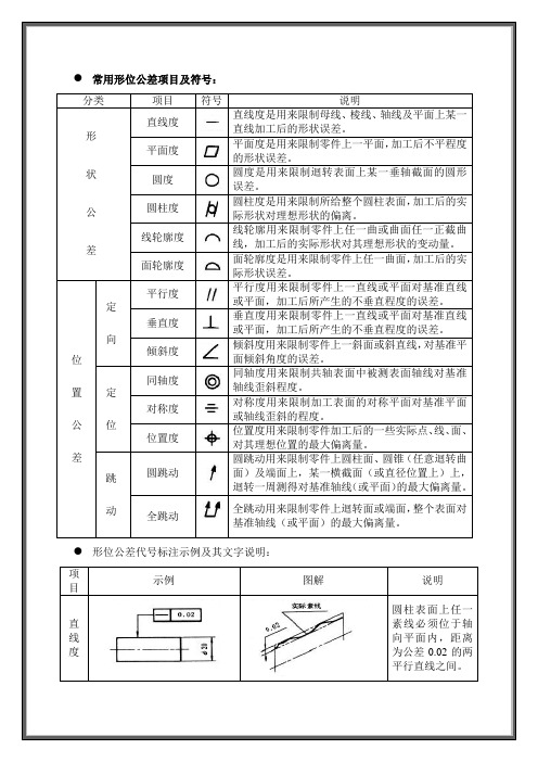 形位公差