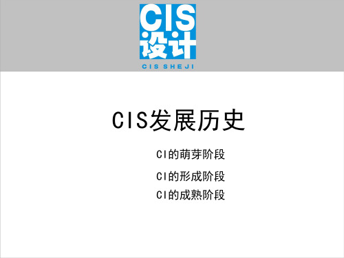 CIS的发展历史