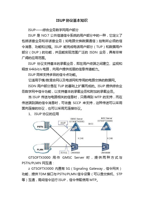 ISUP协议基本知识