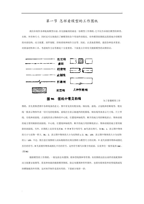 怎样看模型的工作图纸