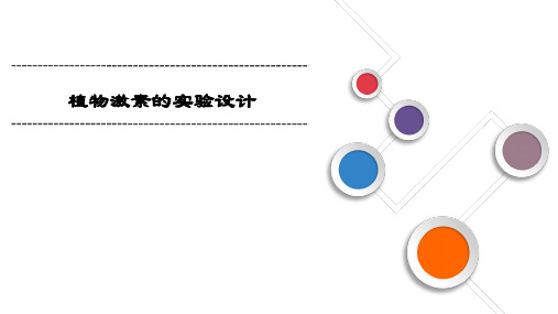 生物一轮复习必修三专题课件：植物激素的实验设计