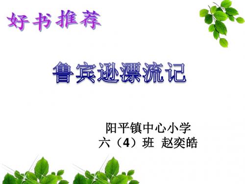 好书推荐《鲁宾逊漂流记》2