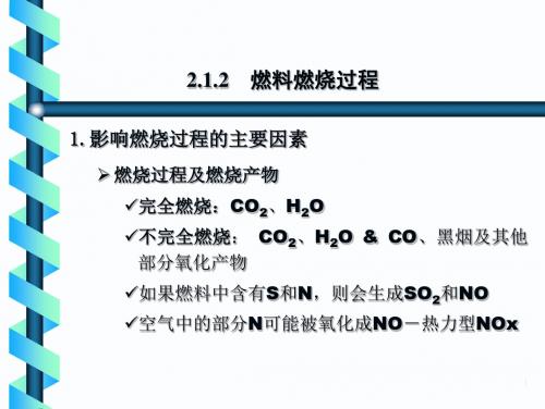 燃料燃烧过程