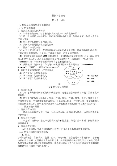 情报科学理论