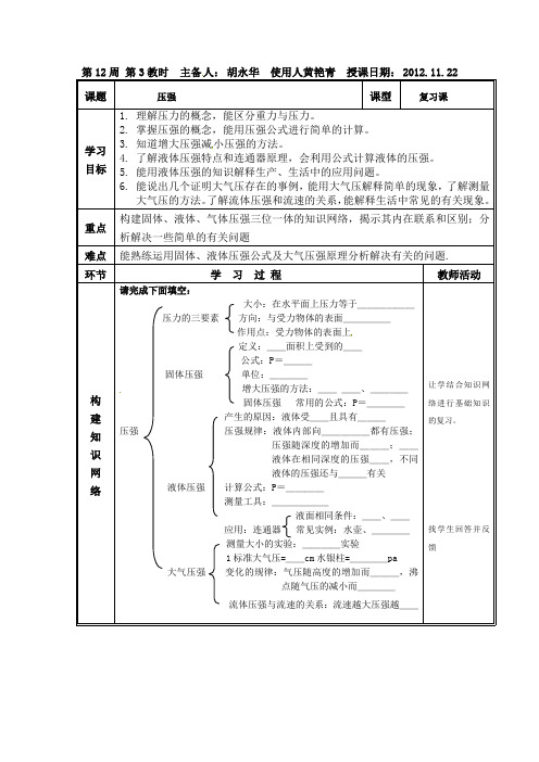 压强(复习课)