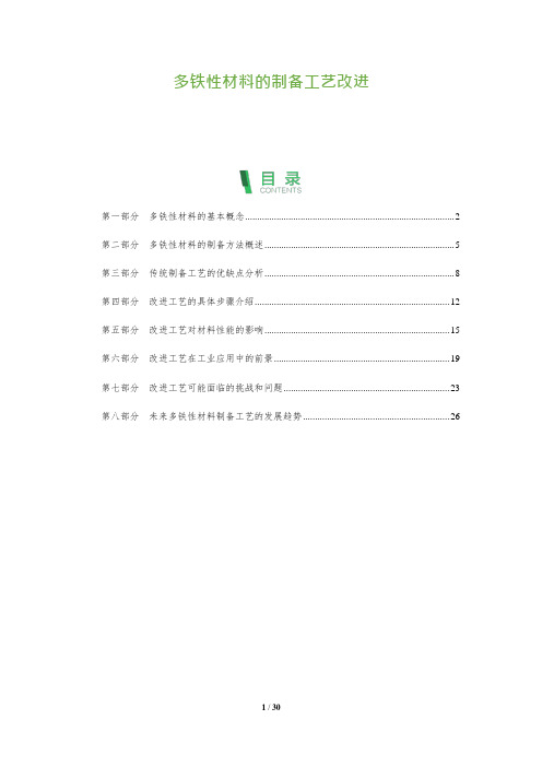 30_多铁性材料的制备工艺改进