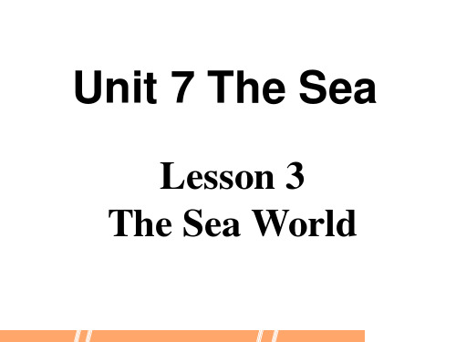 北师大版高一英语必修3_Unit7_Lesson3精品课件