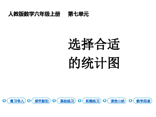 人教版六年级上册数学《选择合适的统计图 》