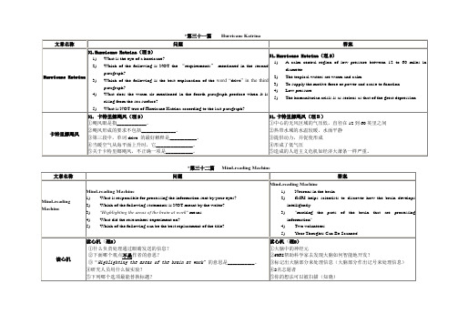 职称英语(理工类)阅读理解中英文背诵模板