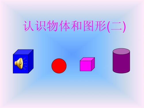 认识物体和图形课件