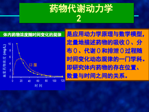 药理学-药代动力学PPT学习课件