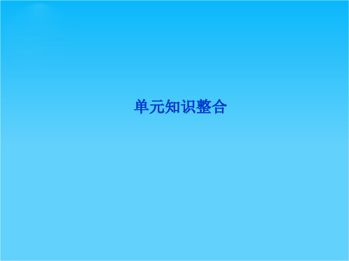 高考地理一轮总复习课件第五单元单元知识整合(大纲版)