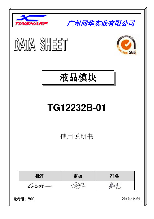 TG12232B-01 中文 SpecV00 2010-12-21