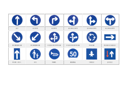 驾校科目一(交通图示