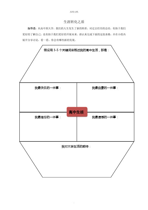 如何上好大学生生涯规划第一课