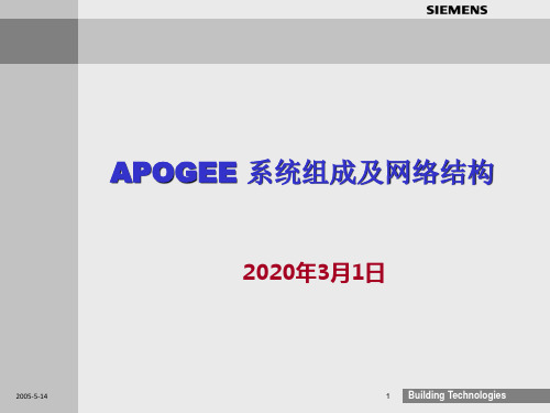 APOGEE 系统组成及网络结构