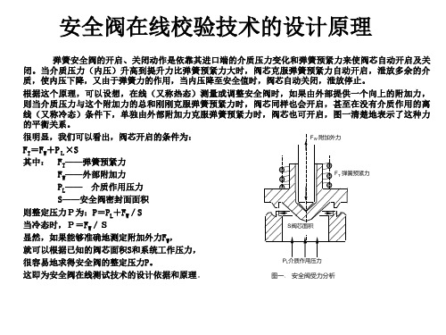 安全阀在线校验技术的设计原理