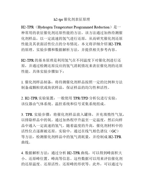 h2-tpr催化剂表征原理