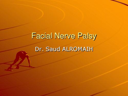 Facial Nerve Palsy