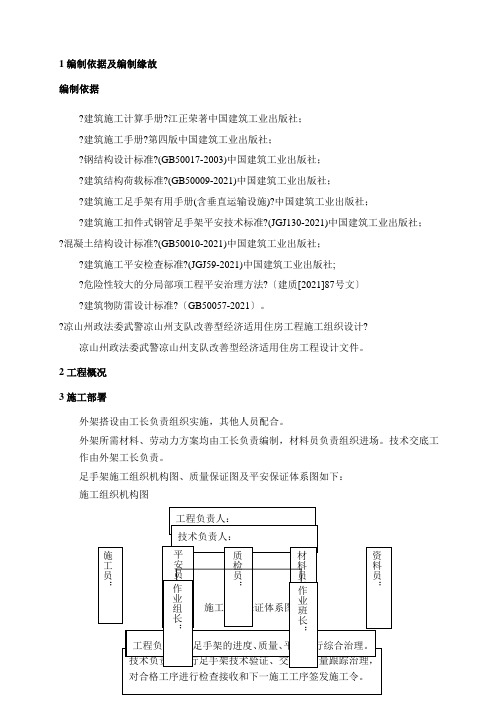 脚手架施工方案-经专家论证